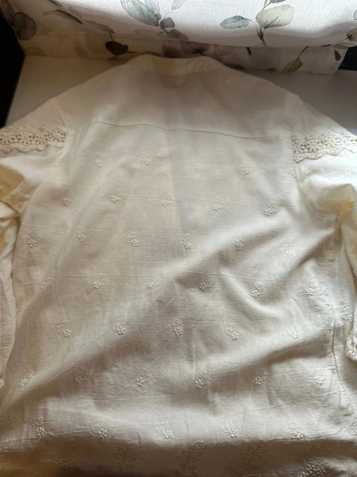 Zara embroidered blouse – photo 9